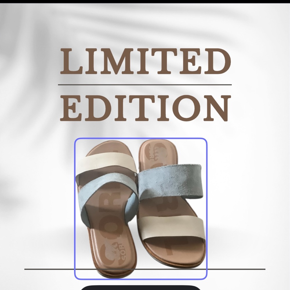 Sorel Women's Slippers in Brown and Blue